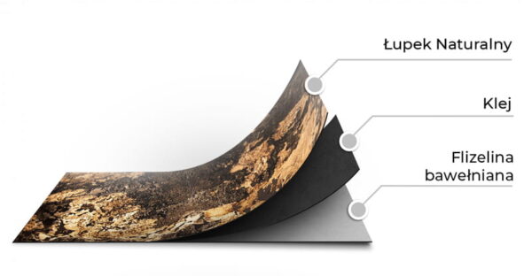 Kamenná dyha Line Black 122x61x0,2 cm Tkanina