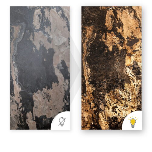 Kamenná dyha Autumn Rustic 122x61x0,2 cm Transparentný