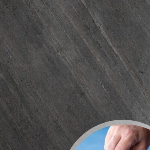 Kamenná dyha Line Black 122x61x0,2 cm Samolepiace