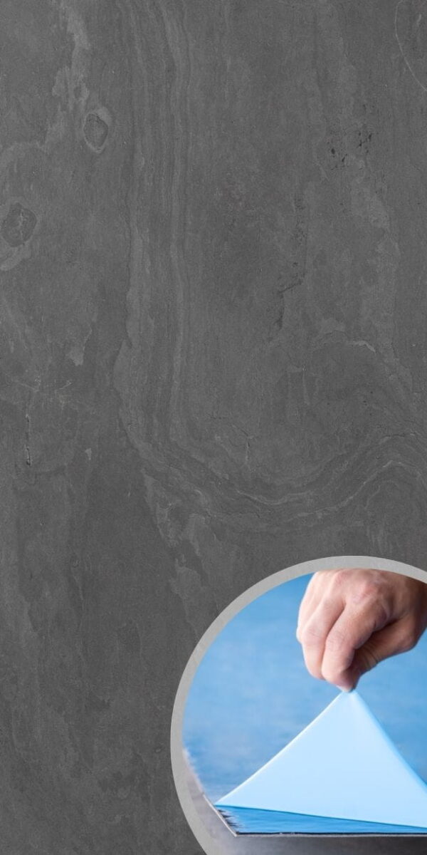 7261 Kamenná dyha Black Slate 122x61x0,2 cm Samolepiace