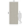 WPC Carbon Board White Stripes Matte 280x110 cm