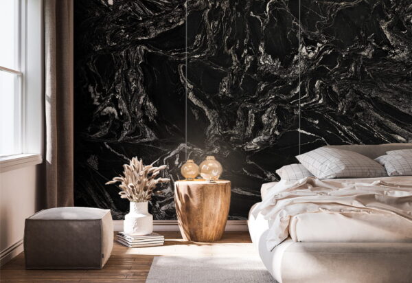 WPC Carbon Board Black Maize Glossy 280x112 cm