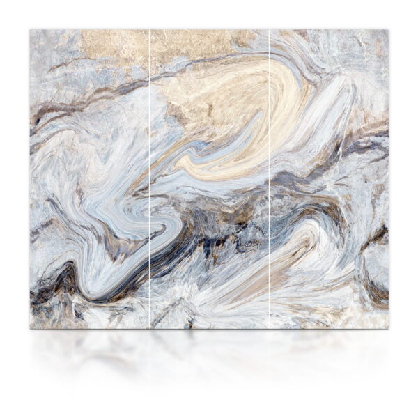 WPC Carbon Board Blue Art Glossy 280x112 cm