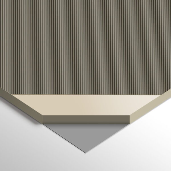 WPC Carbon Board Small Stripes Glossy 280x110 cm