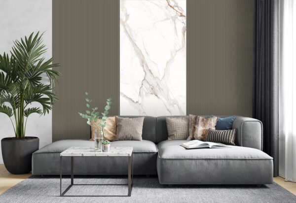 WPC Carbon Board Small Stripes Glossy 280x110 cm