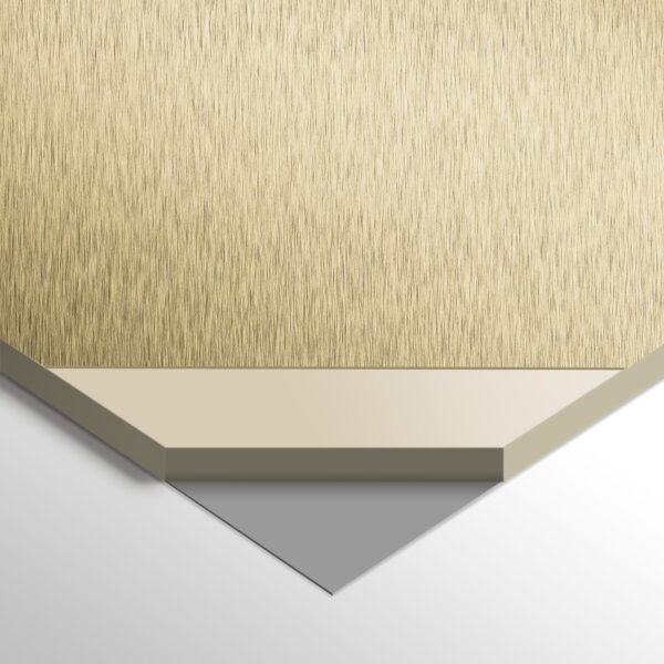 WPC Gold Disk Glossy Carbon Board 280x110 cm