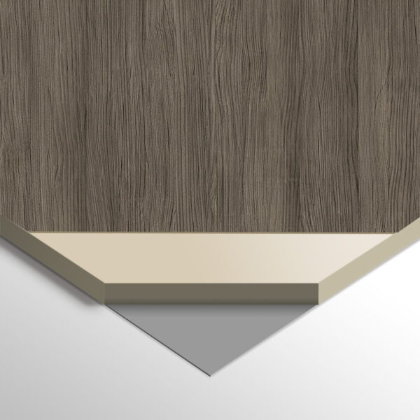 WPC Carbon Board Dark Wood Matte 280x110 cm