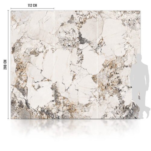 WPC uhlíková doska Crystal Stone lesklý 280x112 cm