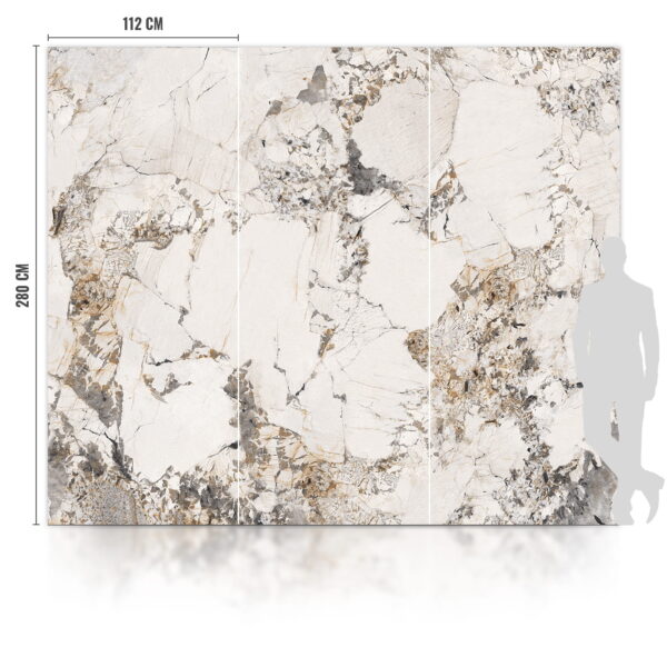 WPC uhlíková doska Crystal Stone lesklý 280x112 cm