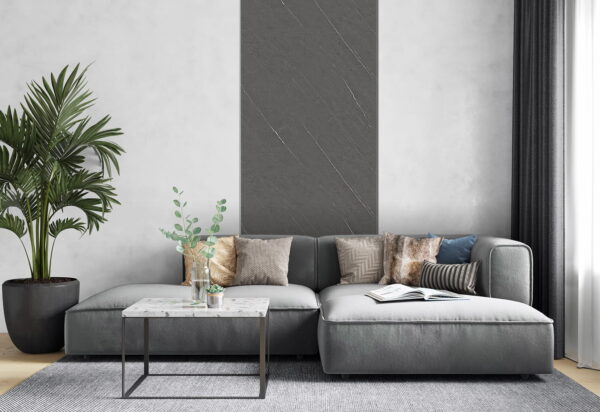 WPC Carbon Board Black Stripes 280x110 cm