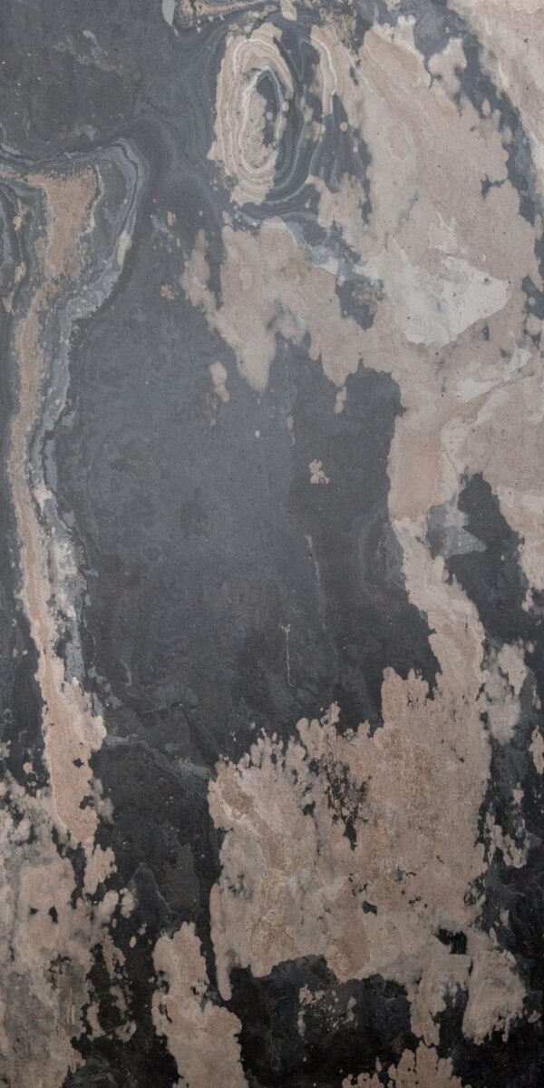 Kamenná dyha Line Black 122x61x0,2 cm Transparent