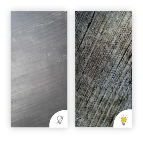 Kamenná dyha Line Black 122x61x0,2 cm Transparent