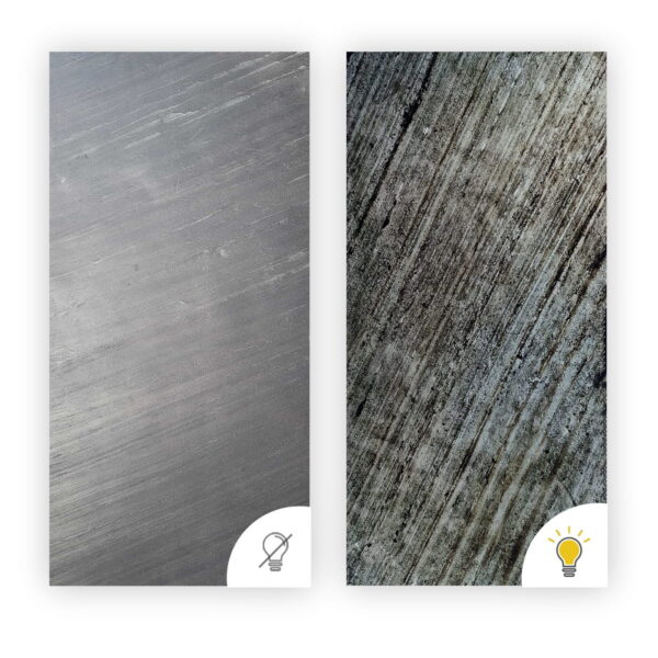 Kamenná dyha Line Black 122x61x0,2 cm Transparent