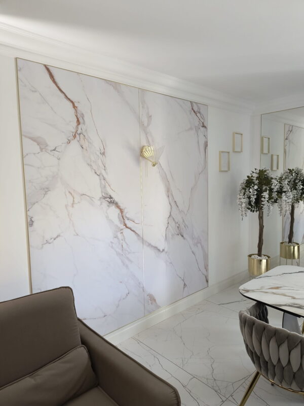 WPC Gold Vein Glossy Carbon Board 280x112 cm